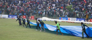  वर्षाले रोकियो   नेपाल र यूएईबीचको खेल