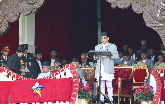 गणतन्त्रलाई अझै जनताको जीवन व्यवहारसँगै जोडेर स्थापित गर्नुपर्छ  : प्रधानमन्त्री  प्रचण्ड