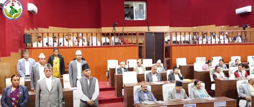 कर्णालीमा एमालेले गरे संसद् बैठक अवरुद्ध