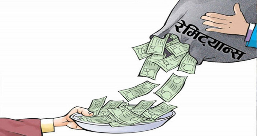 मासिक १ खर्बभन्दा बढी भित्रियो रेमिट्यान्स