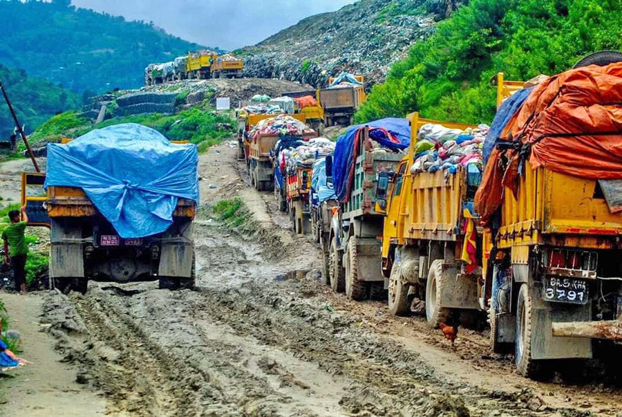 फोहोर व्यवस्थापनमा फेरि अवरोध