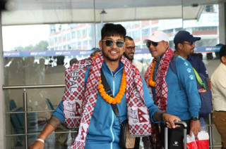 एसिया कप खेलेर स्वदेश फर्कियो नेपाली क्रिकेट टोली