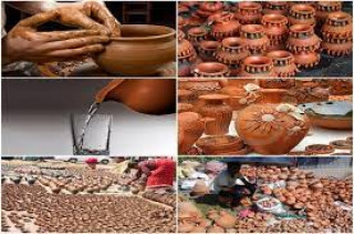 दसैँका लागि माटोका सामग्री तयार हुँदै