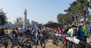 पर्यटन प्रवर्द्धन गर्न मेची–महाकाली साइकल यात्रा