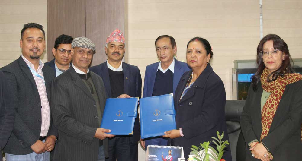 टेलिकम र एनआईटीभी नेपालबीच डिजिटल मार्केटिङ सेवा उपलब्ध गराउने सम्झौता