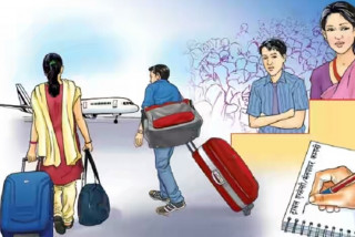 सात महिनामा ४ लाख नेपाली कामको खोजीमा बिदेसिए