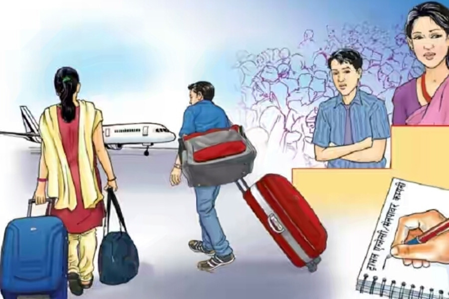 सात महिनामा ४ लाख नेपाली कामको खोजीमा बिदेसिए