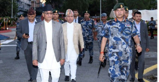 सशस्त्र प्रहरीसँग मेरो पुरानो साइनो छ :  गृहमन्त्री लेखक