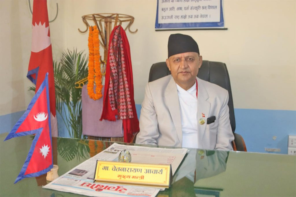 लुम्बिनीका मुख्यमन्त्री आचार्यले विश्वासको मत लिँदै