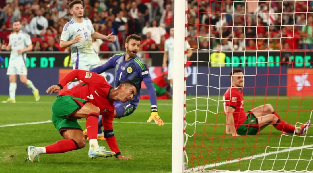 रोनाल्डोको निर्णायक गोलमा पोर्चुगल विजयी,स्कटल्याण्ड पराजित