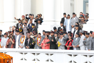 वसन्तपुरमा इन्द्रजात्राको रौनक, राष्ट्रपतिले गरे अवलोकन (फोटोफिचर)