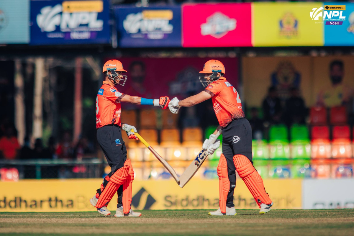 एनपीएलमा चितवन राइनोजको विजयी सुरुवात, कर्णाली ४ विकेटले पराजित