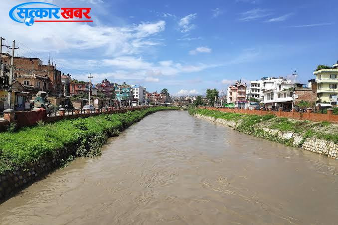 काठमाडौं उपत्यकाका नदीमा जलसतह बढ्यो, करिडोरबाट यात्रा नगर्न आग्रह