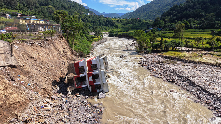 बाढी, पहिरो र हुरीबाट गलकोटमा ६३ घरमा क्षति, अन्यमा आंशिक क्षति